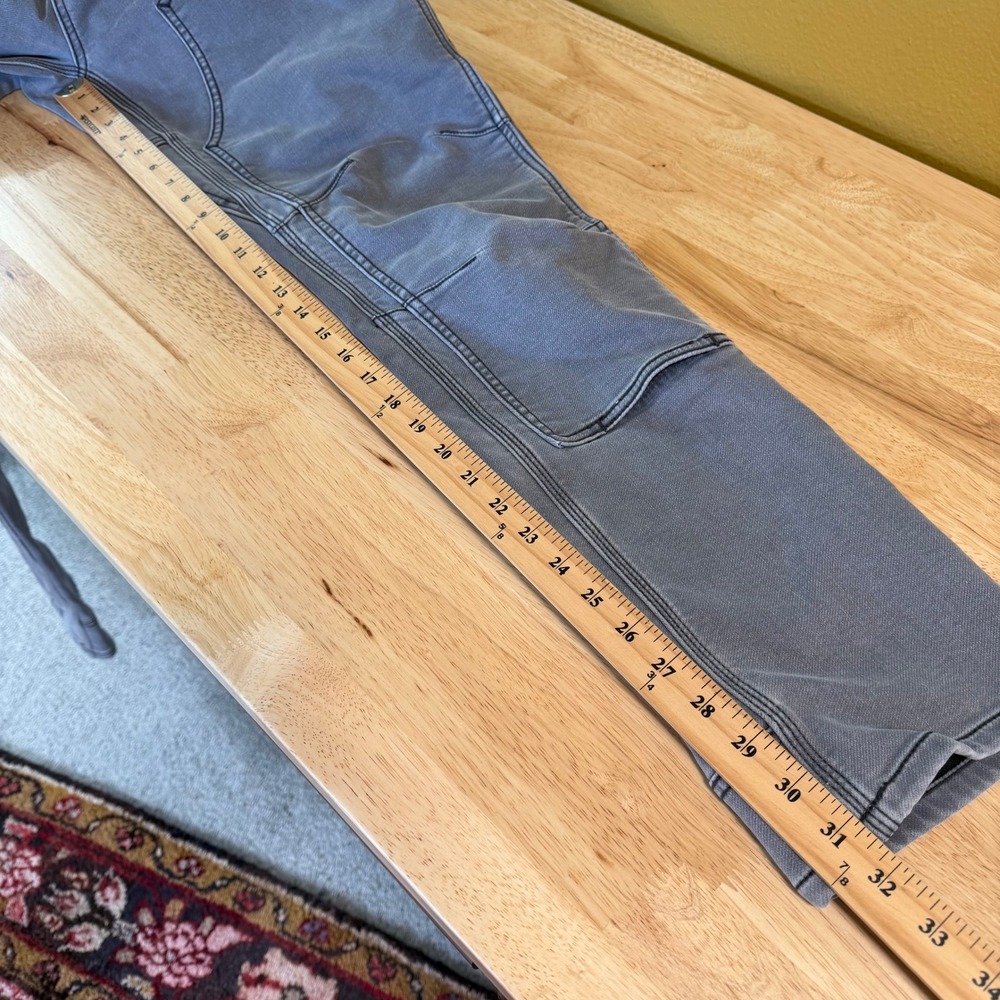 Dovetail Workwear Freshley Overalls Thermal Denim Size 8/34 Grey Fleece Lined - Picture 12 of 13